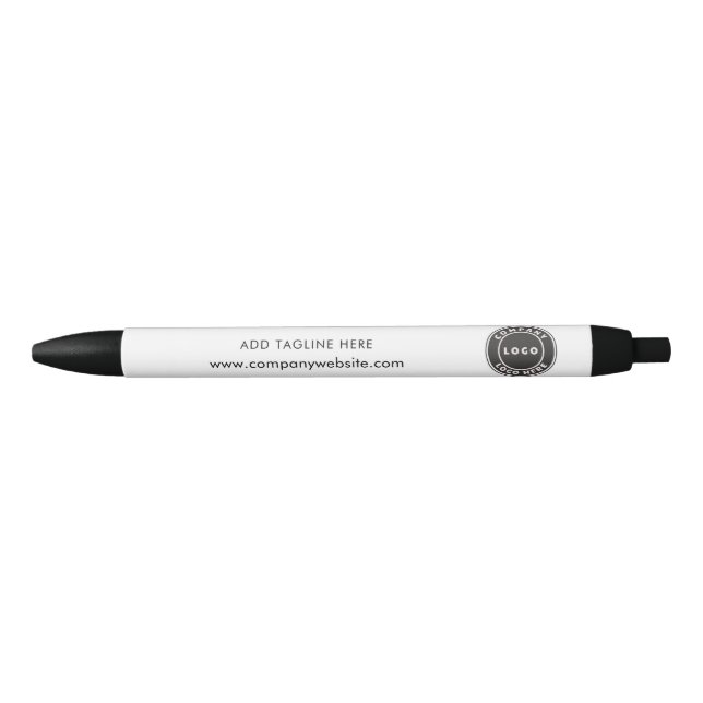 Business Logo and Website Custom Branded Pen (Front)
