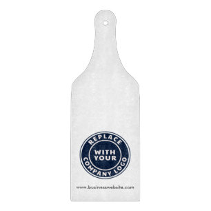 Business Logo and Website Custom Company Cutting Board