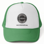 Business Logo and Website Custom Company Trucker Hat Business Logo and Website Custom Company Trucker Hat