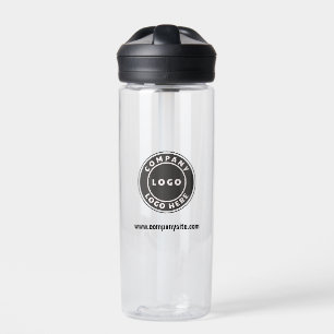 Business Logo and Website Custom Corporate Staff Water Bottle