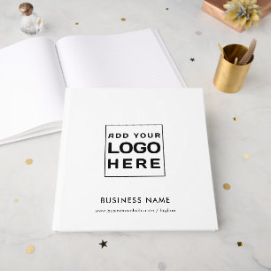 Business Logo and Website Custom Visitors Guest Book