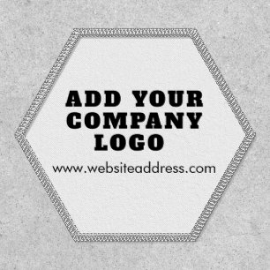 Business Logo and Website Employees Custom Patch