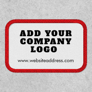 Business Logo and Website Employees Promotional Patch