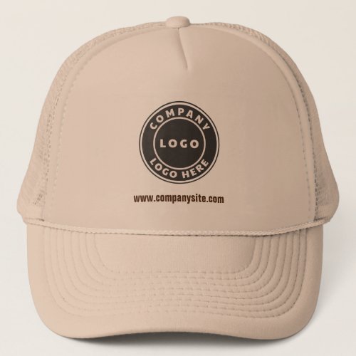 Business Logo and Website New Employee Custom Trucker Hat