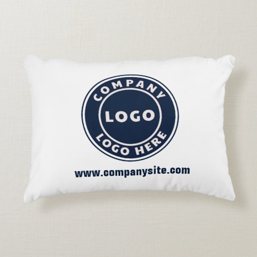 Business Logo Annual Corporate Events Accent Pillow