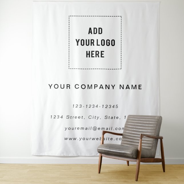 Business Logo Backdrop, Tradeshow Backdrop (In Situ)