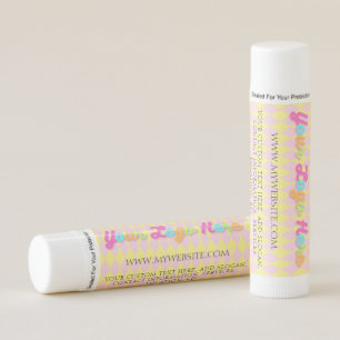 Business Logo Beauty Service Brand Giveaway Lip Balm