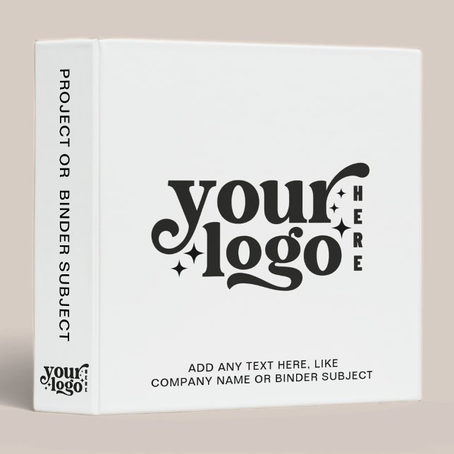 Business Logo Binder 3 Ring | No Minimum Order (Creator Uploaded)