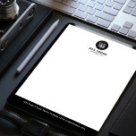 Business Logo Black and White Simple Letterhead<br><div class="desc">Elevate your brand with this elegant and professional letterhead, perfect for any business. Featuring a modern minimalist design in black and white, this letterhead template is ideal for corporate mail, formal communications, and promotional materials. Its clean, bold look reflects professionalism, making it a great choice for company correspondence or office...</div>