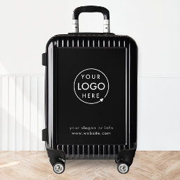 Business Logo | Black Modern Professional Luggage