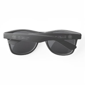 Business Logo | Black Modern Promotional Swag Sunglasses