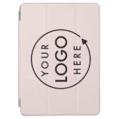 Business Logo | Blush Pink Feminine Professional iPad Air Cover (Front)