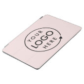 Business Logo | Blush Pink Feminine Professional iPad Air Cover (Side)