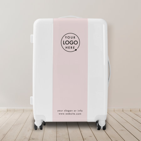 Business Logo | Blush Pink Modern Professional Luggage