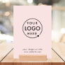 Business Logo | Blush Pink Simple Professional Holder
