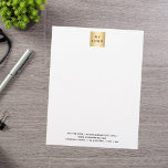 Business logo brand color letterhead<br><div class="desc">Transparent background,  add your brand color in the design tool.  Personalize and add your business,  company logo and contact information.  Black letters

Print on both sides,  but without logo on the back.</div>