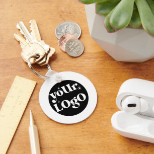 Business Logo Branded Keychain