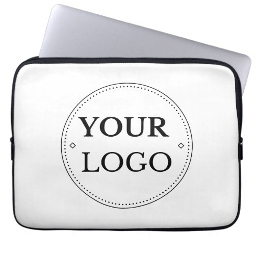 Business Logo Branded Promotional Modern  Laptop Sleeve