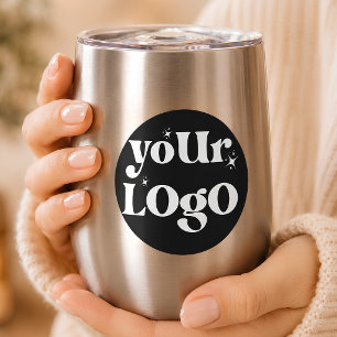 Business Logo Branded Thermal Wine Tumbler
