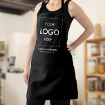 Business Logo Branding Black Apron<br><div class="desc">Discover the epitome of personalized professionalism with our custom aprons, tailored exclusively to encapsulate the essence of your brand! Our superior-quality aprons are not just a protective overlay; they’re a statement of your brand’s unique identity. With your personalized business logo elegantly embroidered or printed on, these aprons serve as a...</div>