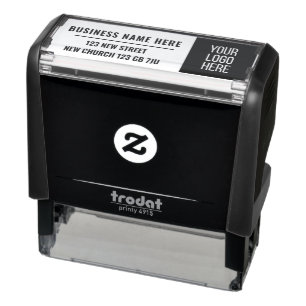 Business logo Branding Company name Sales Branding Self-inking Stamp