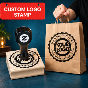 Business Logo Branding for Small Business Rubber Stamp