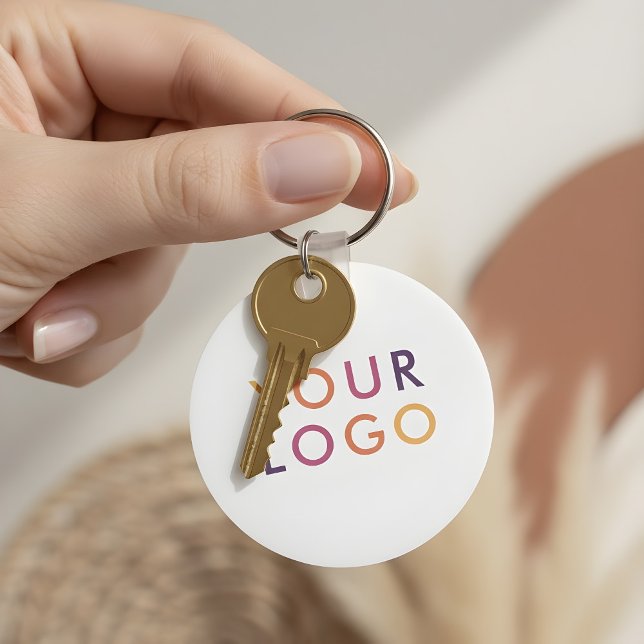 Business Logo Branding Keychain (Creator Uploaded)