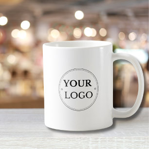 Business Logo Branding Modern Professional Coffee Mug