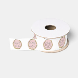 Business Logo Branding Professional Boss Grosgrain Ribbon
