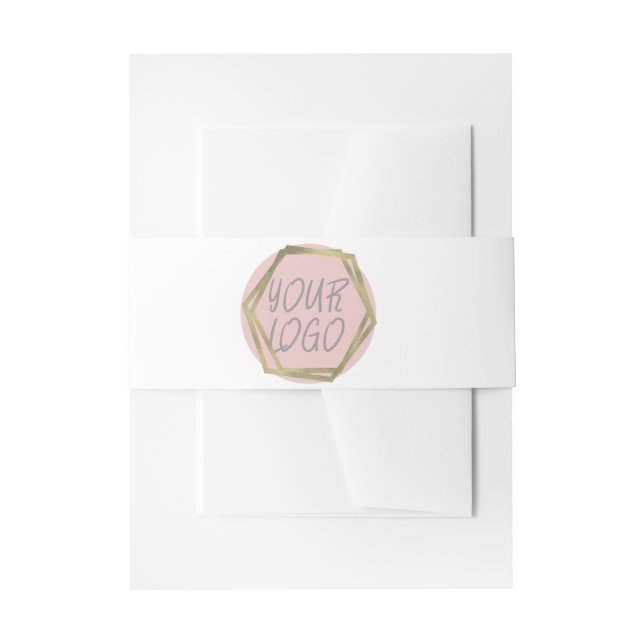 Business Logo Branding Professional Boss Invitation Belly Band (Front Example)