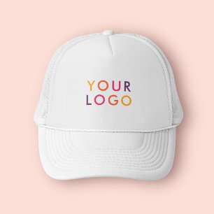Business Logo Branding Rectangle Trucker Hat