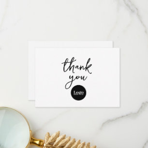 Business Logo Branding  Thank You Card