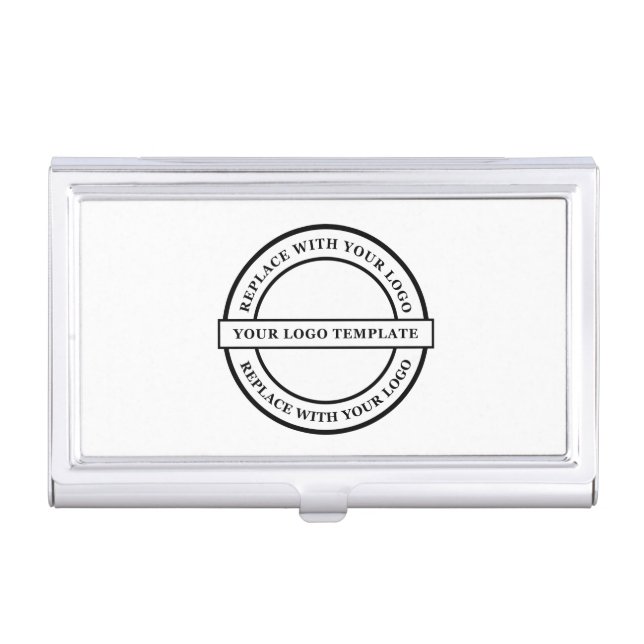 Business Logo Business Card Case (Front)