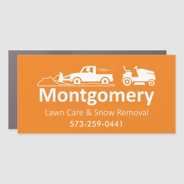 Business Logo Car Magnet (Front)