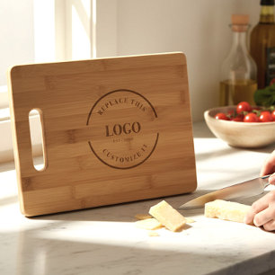 Business logo Client gift cheese board Custom