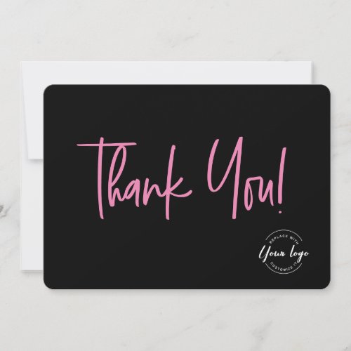 Business Logo Client Special 10 offer custom Thank You Card