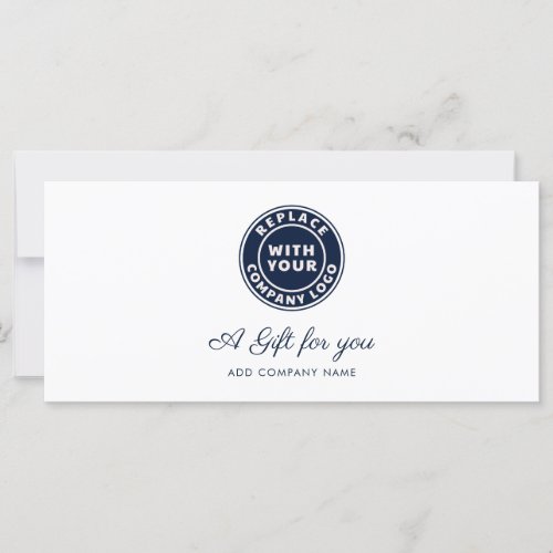 Business Logo Clients Loyalty Gift Certificate