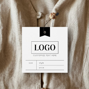 Business Logo Clothing Label Price Hang Tag