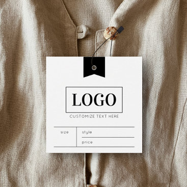 Business Logo Clothing Label Price Hang Tag