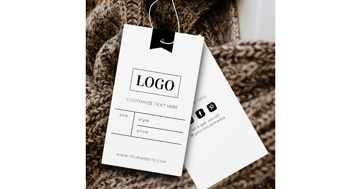 design clothing tag hang tag and clothing label