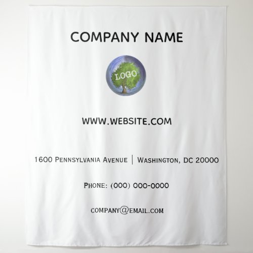 Business Logo Company Backdrop