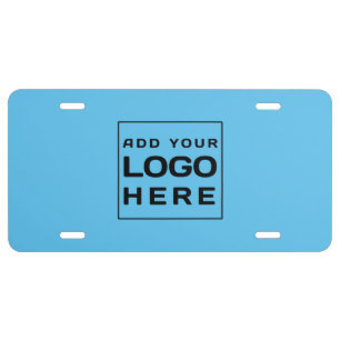 Business Logo Company Branded Any Color License Plate