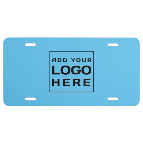 Business Logo Company Branded Any Color License Plate