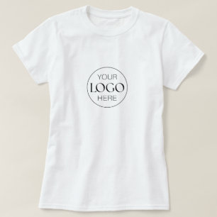 Business Logo Company Branded Employee Staff  T-Shirt