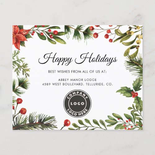 Business Logo Company Christmas Holidays Greetings