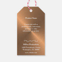 Kraft Custom Printed Retail Hang Tags with String | Zazzle