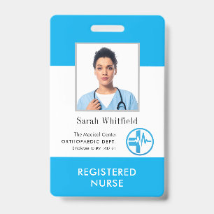 Business Logo Company Employee Photo ID Custom Badge
