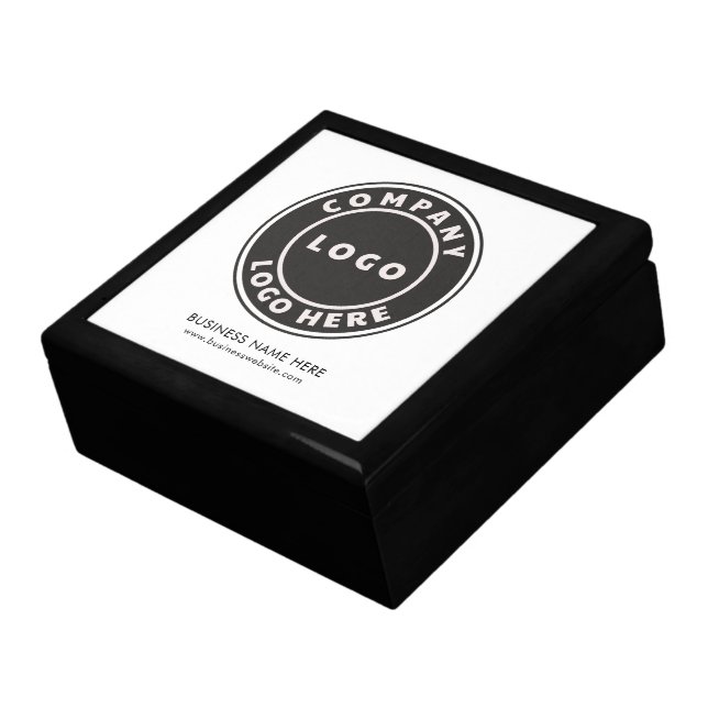 Business Logo Company Employee Simple Promotional Gift Box (Side)