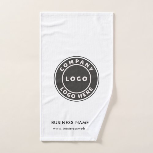 Business Logo Company Employee Simple Promotional Hand Towel