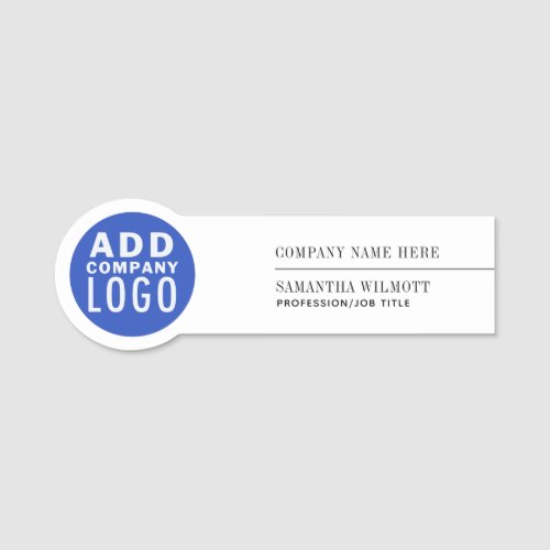 Business Logo Company Employee Staff Name Tag